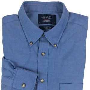 Charles Tyrwhitt Weekend Non Iron Dress Shirt Sz L